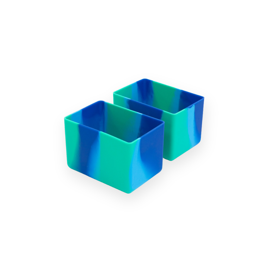 MontiiCo Feast Bento Cups - Coastal Marble