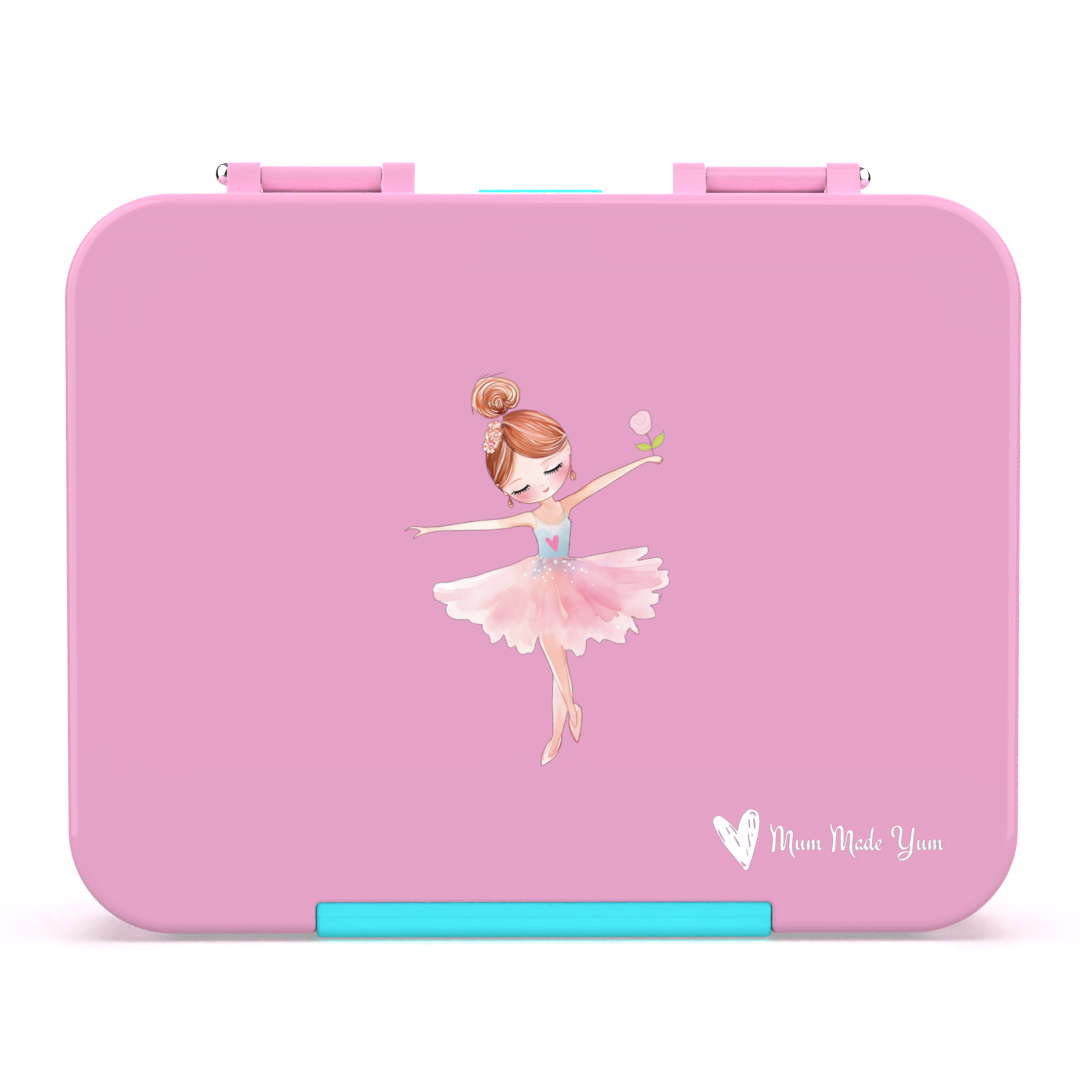 Bento Lunchbox (Large) - Floss Pink Ballerina - PRE ORDER
