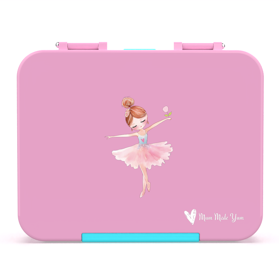Bento Lunchbox (Large) - Floss Pink Ballerina - PRE ORDER