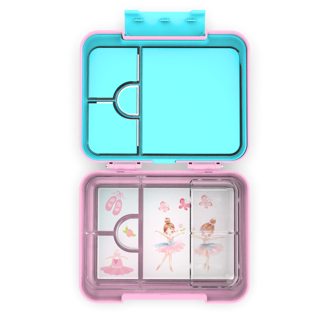 Bento Lunchbox (Large) - Floss Pink Ballerina - PRE ORDER