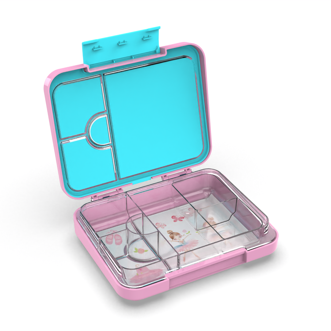 Bento Lunchbox (Large) - Floss Pink Ballerina - PRE ORDER