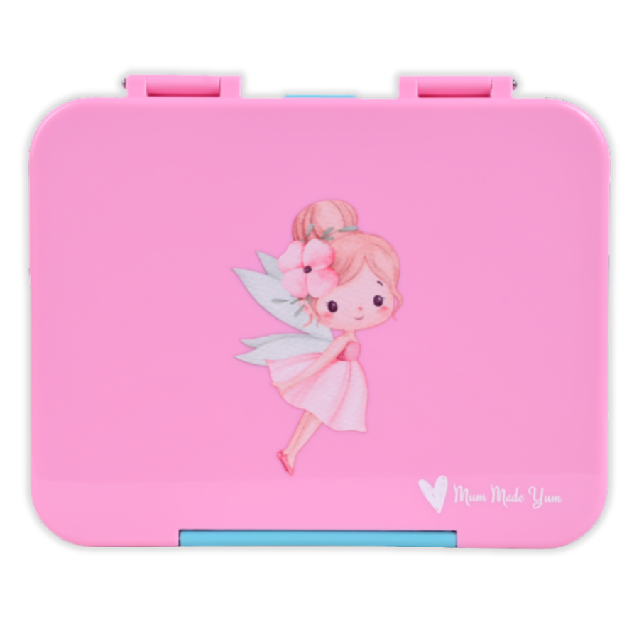Bento Lunchbox (Large) - Floss Pink Fairy Garden