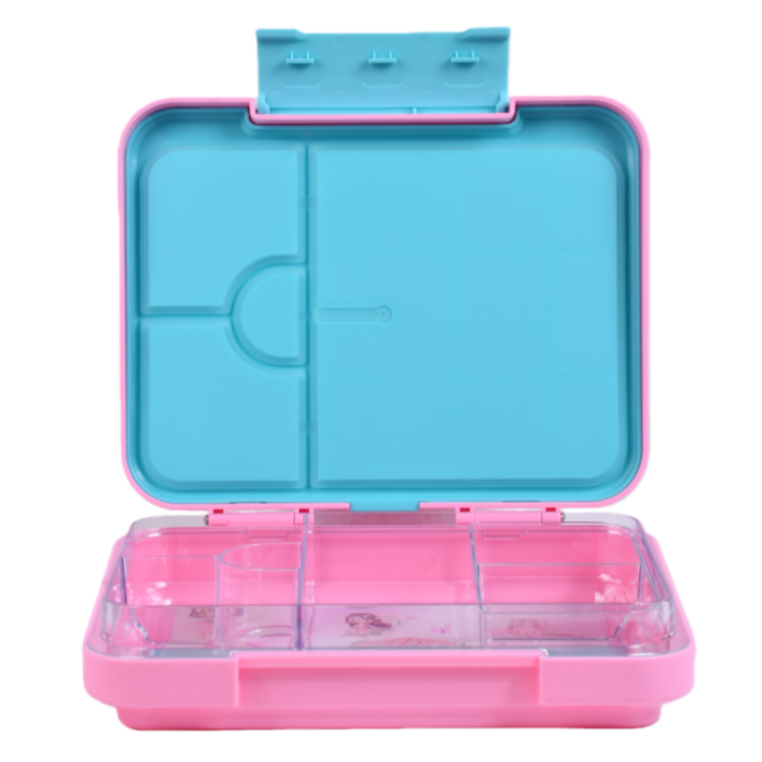 Bento Lunchbox (Large) - Floss Pink Fairy Garden