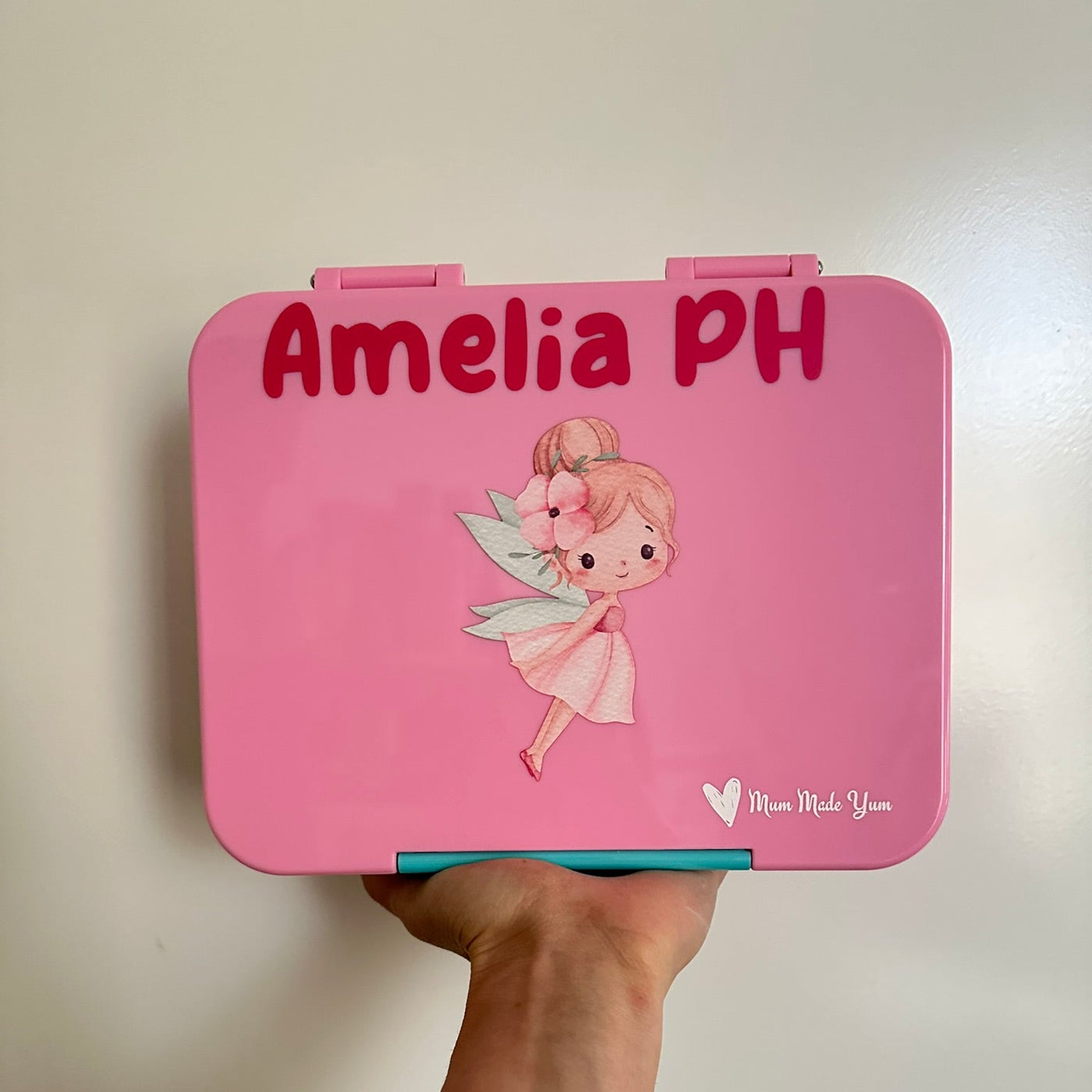 Bento Lunchbox (Large) - Floss Pink Fairy Garden