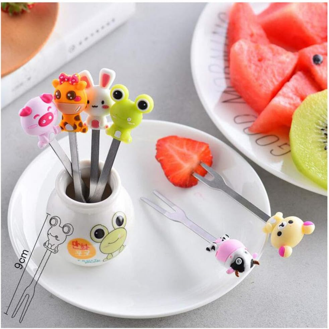 Food Picks/ Forks - Cute Animals (6 Pieces)