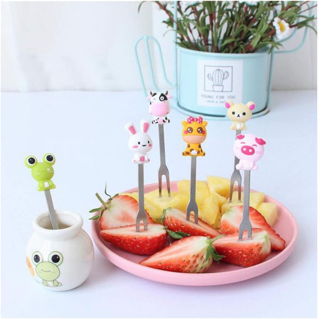 Food Picks/ Forks - Cute Animals (6 Pieces)