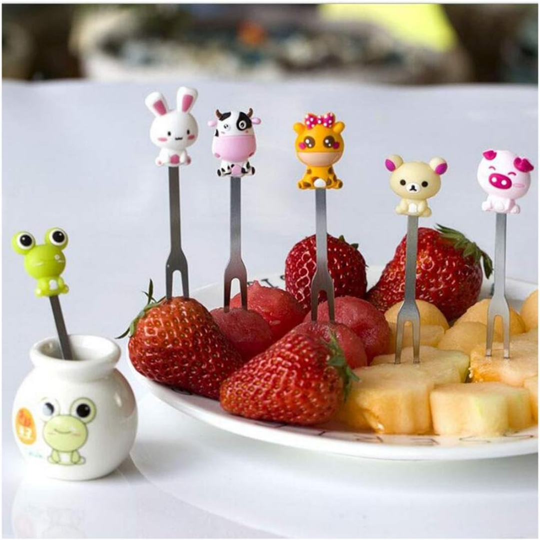Food Picks/ Forks - Cute Animals (6 Pieces)