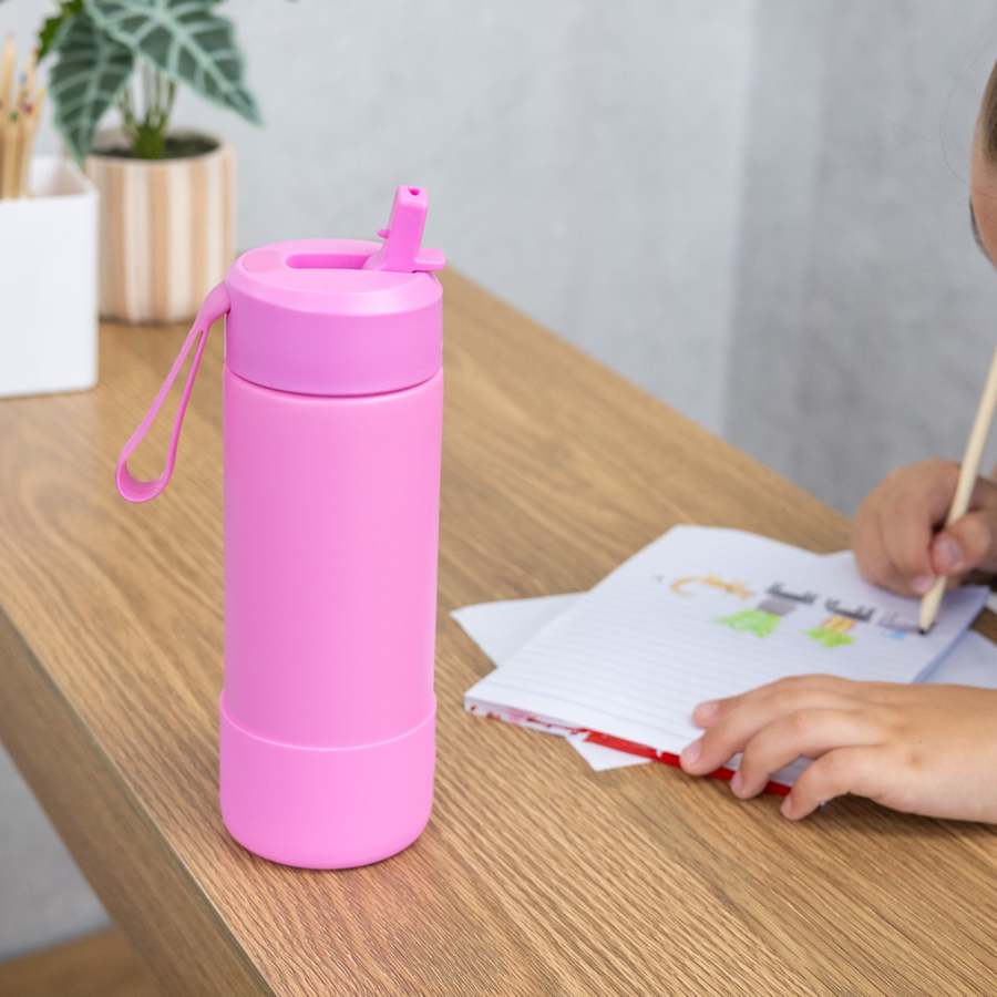 MontiiCo Fusion Complete Drink Bottle 475mls - Floss Pink