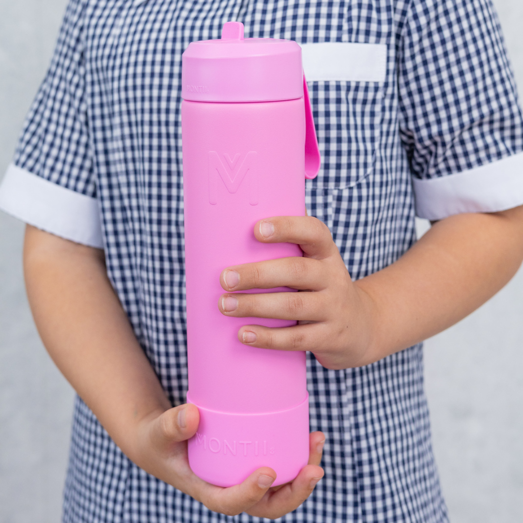 MontiiCo Fusion Complete Drink Bottle 700ml - Floss Pink