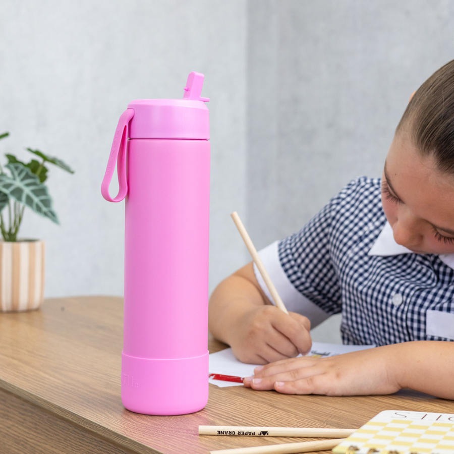 MontiiCo Fusion Complete Drink Bottle 700ml - Floss Pink