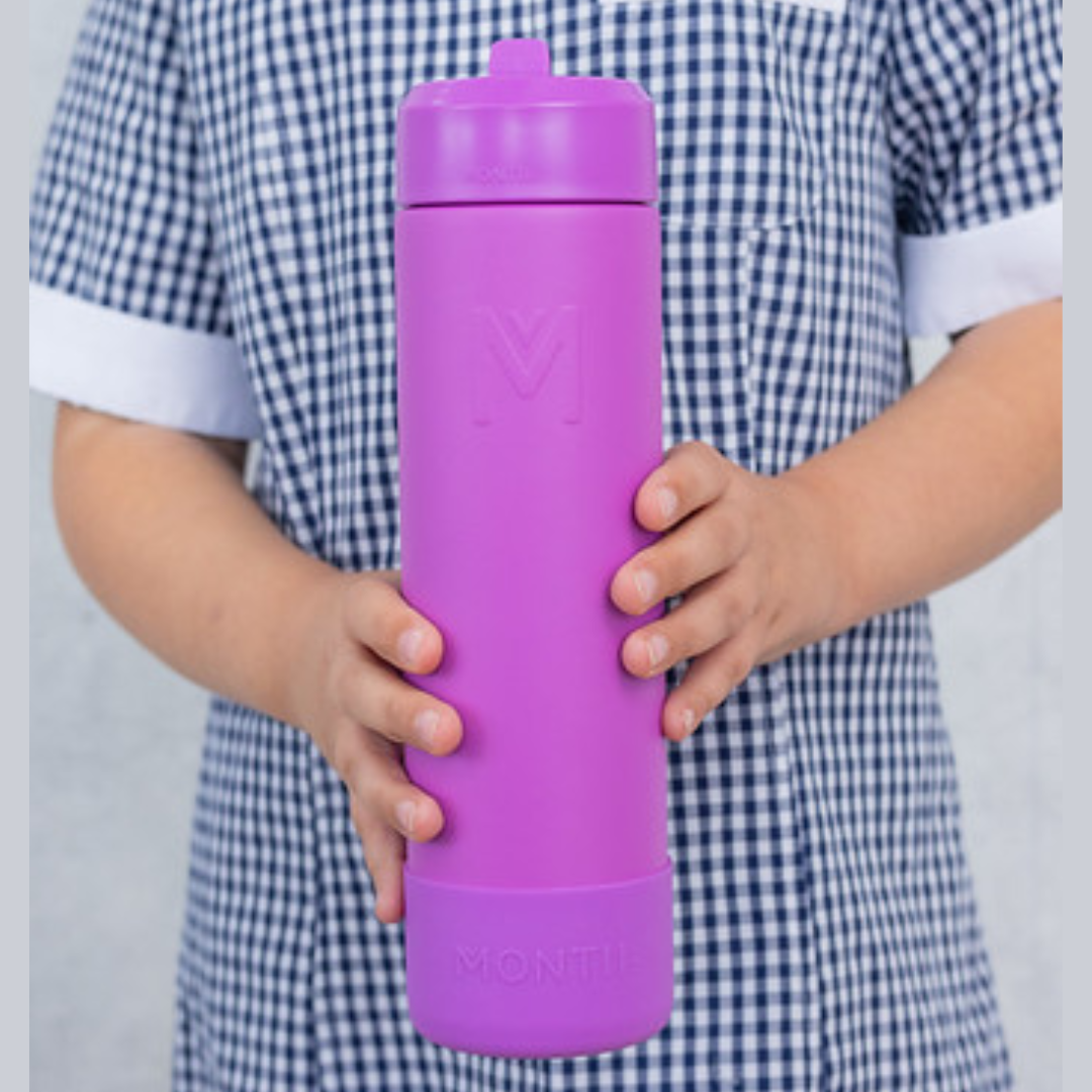 MontiiCo Fusion Complete Drink Bottle 700ml - Fuchsia