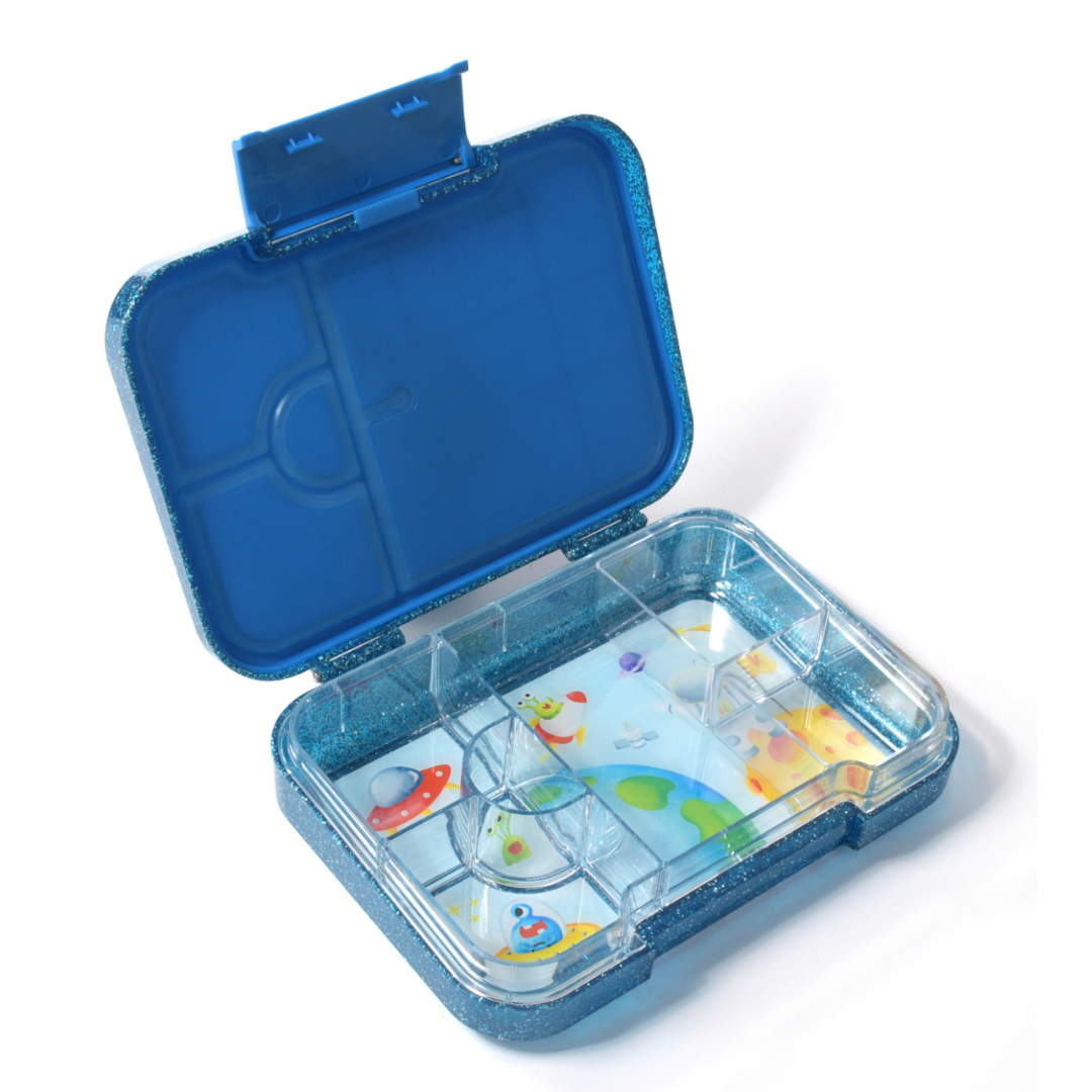 Shop Bento Lunchbox (Medium) - Sparkle Blue Space | Mum Made Yum