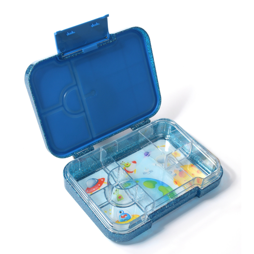 Bento Lunchbox (Medium) - Sparkle Blue Space