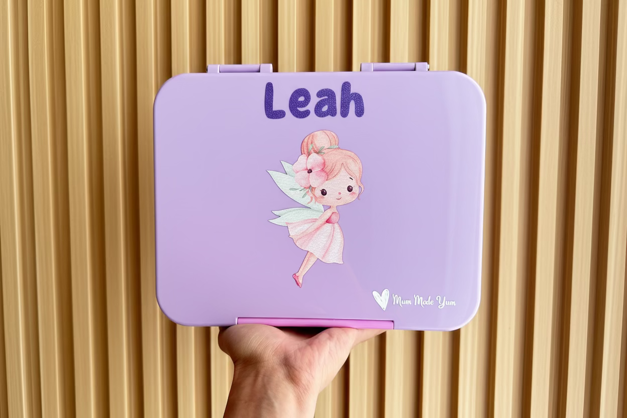 Bento Lunchbox (Large) - Violet Fairy Garden