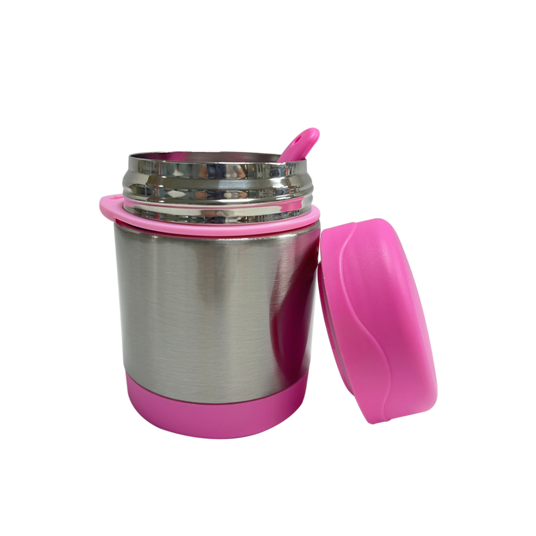 Insulated Thermal Food Jar (Leak-Proof) - Large - Pink Blue4