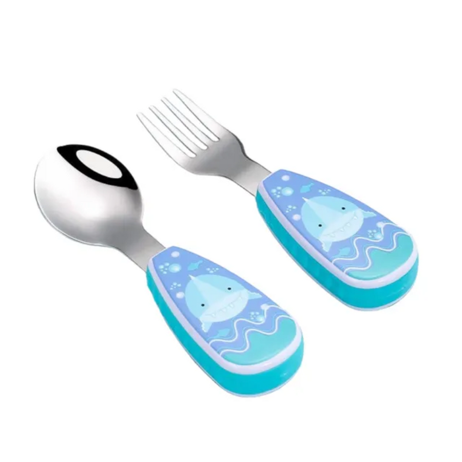 Spoon & Fork Kids Cutlery Set - Shark