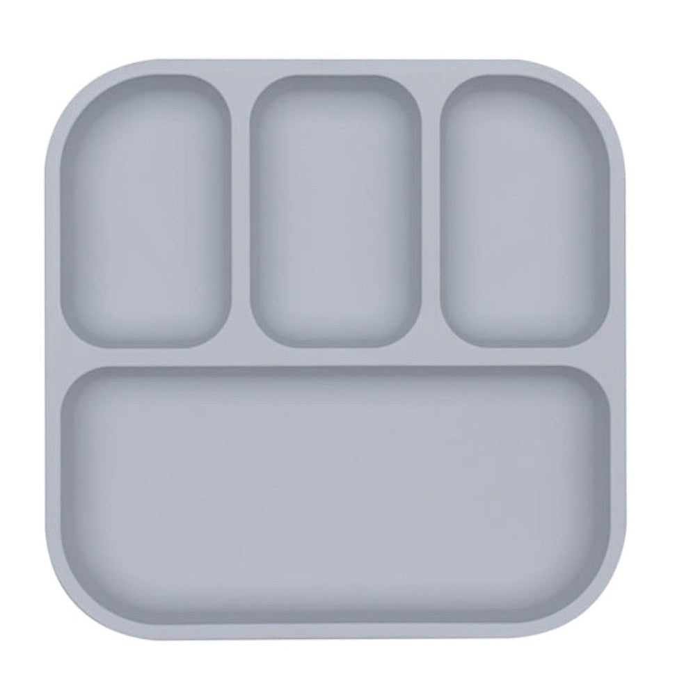 bamboo plant-based divided plate for kids