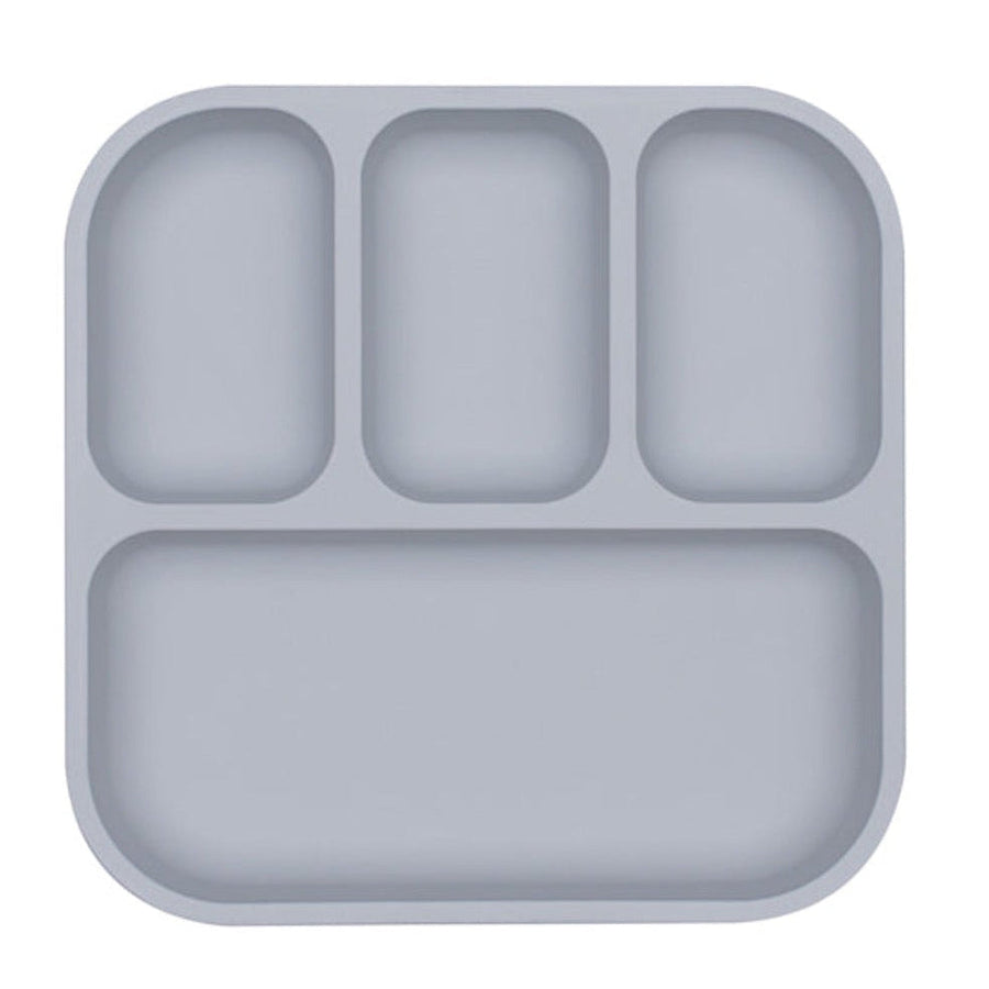 bamboo plant-based divided plate for kids