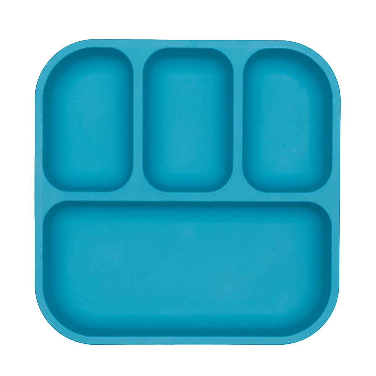 bento plate front on view in blue
