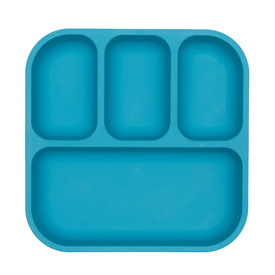 bento plate front on view in blue