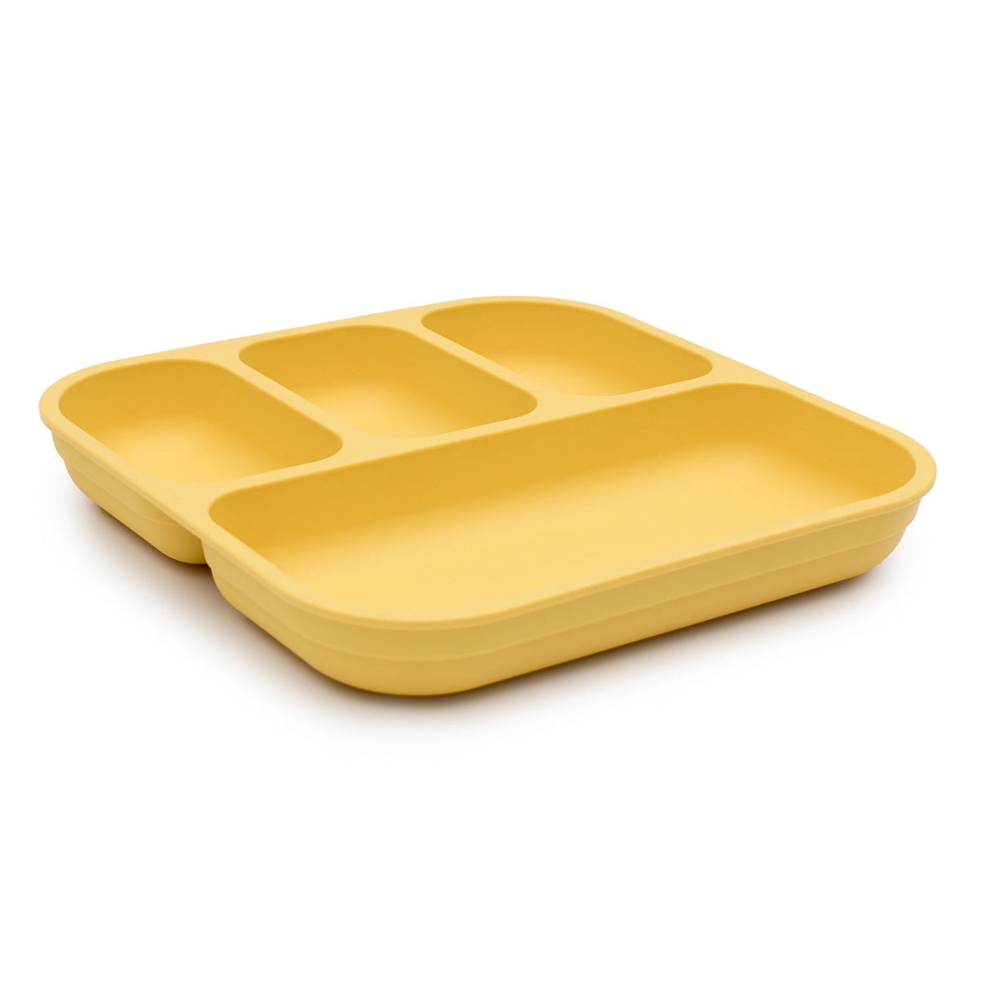 bobo&boo plant-based bento plate shown side view