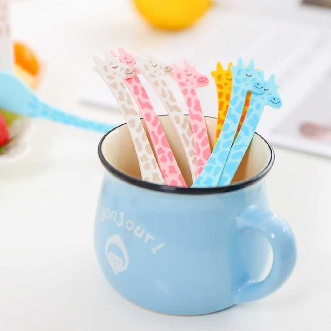 Food Forks - Giraffe (12 Pieces)