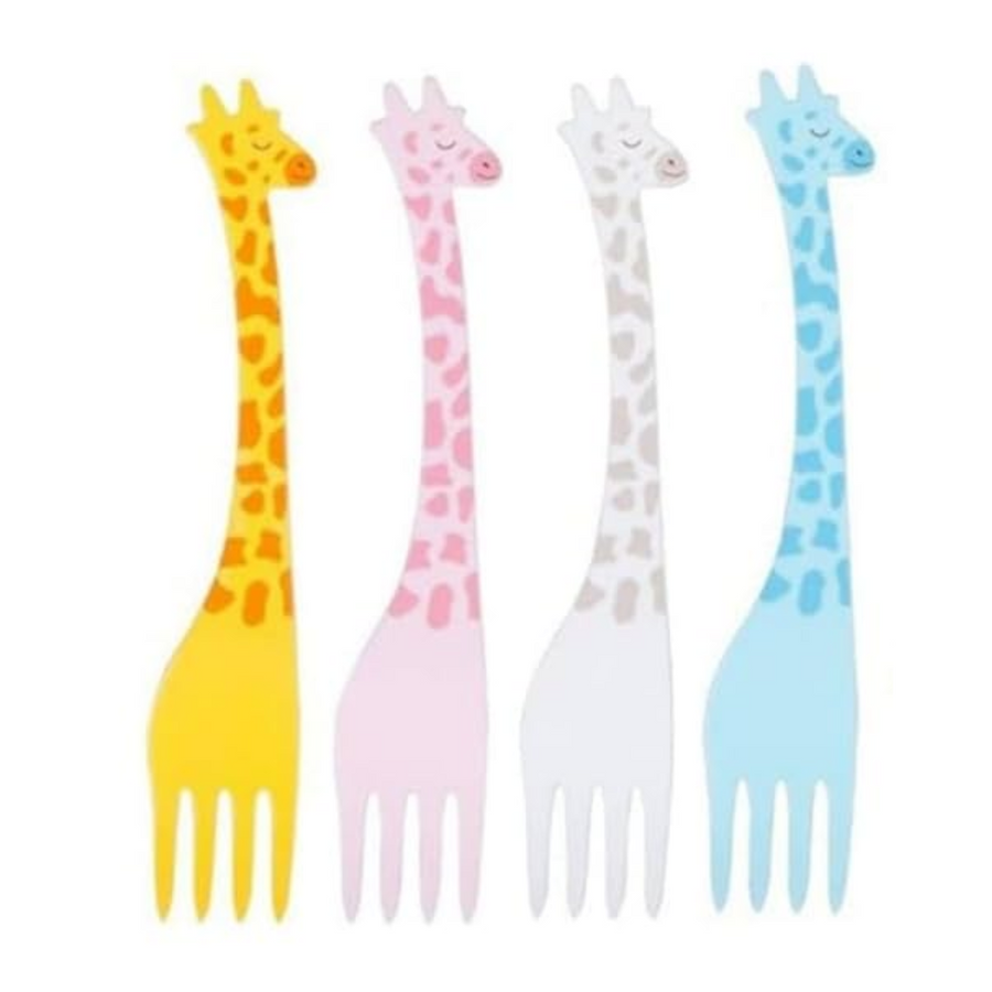 Food Forks - Giraffe (12 Pieces)