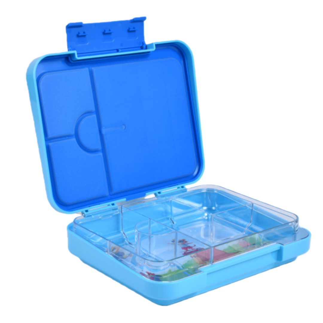 Bento Lunchbox (Large) - Light Blue Monkey