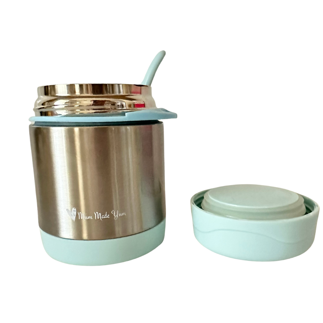 Insulated Thermal Food Jar (Leak-Proof) - Large - Light Blue