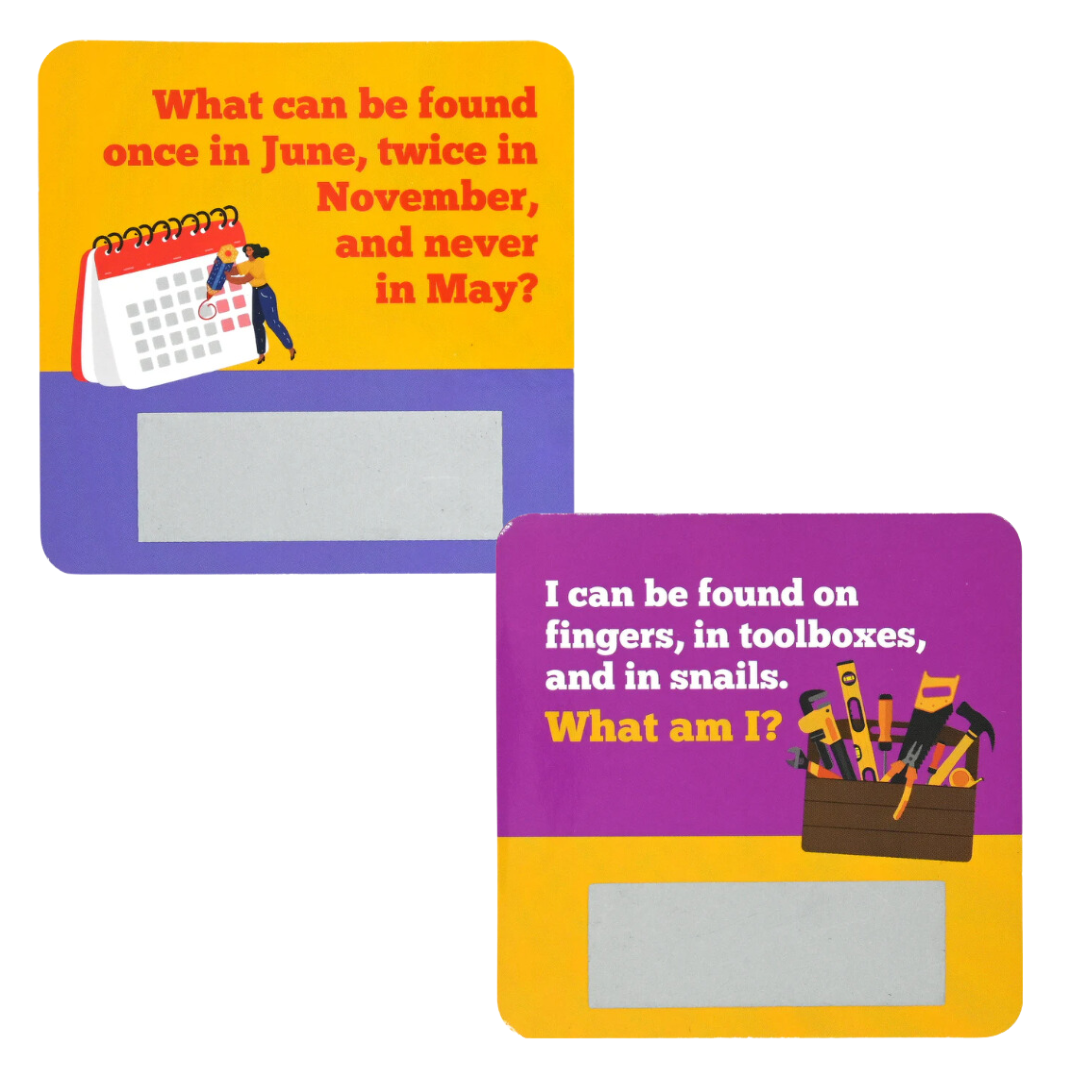 Lunchbox Notes Riddles Scratch-Off Deck (Set of 60 cards) | Mum Made Yum