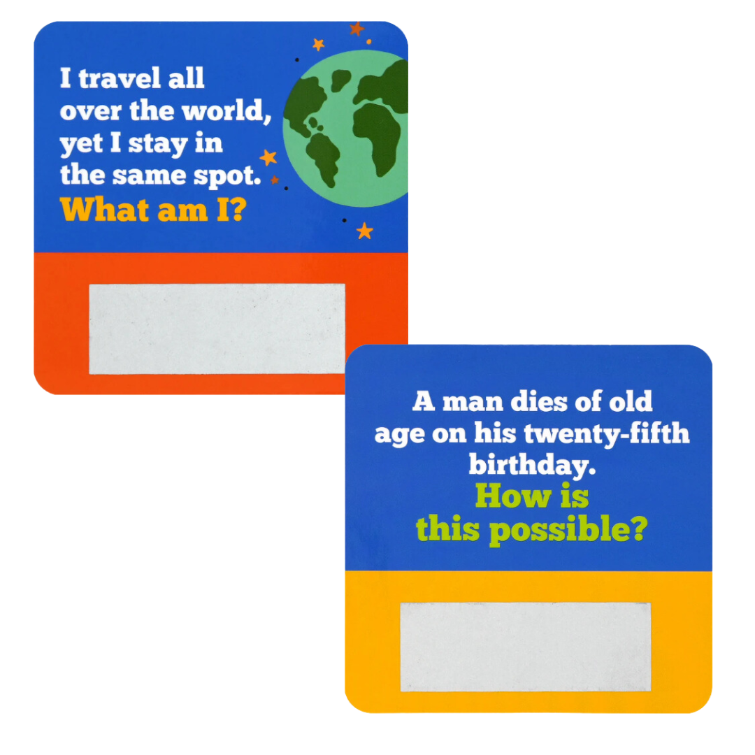 Riddle Note Cards Lunchbox Notes Riddles Scratch-Off Deck (Set of 60 cards) | Mum Made Yum
