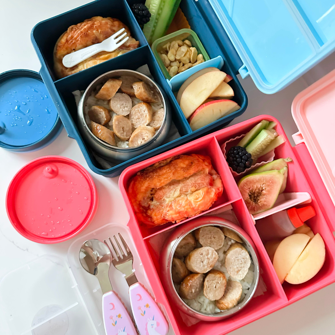 Maxi Bento Lunchbox + Thermos Food Jar -&nbsp;Blue