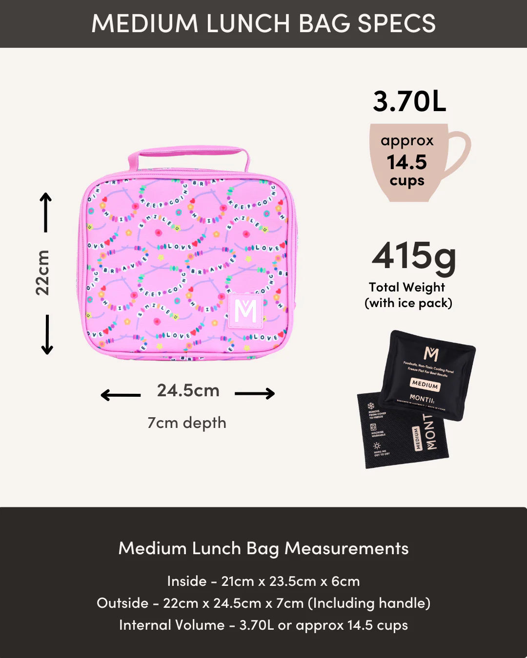 MONTII MEDIUM LUNCH BAG