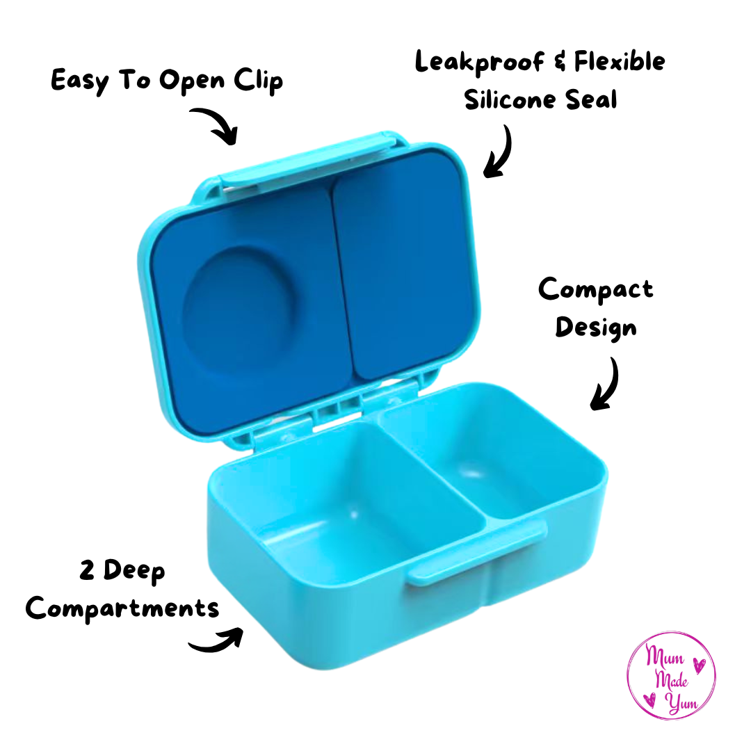 Mini Snack Lunchbox | Leakproof Dishwasher Safe - Blue Pop