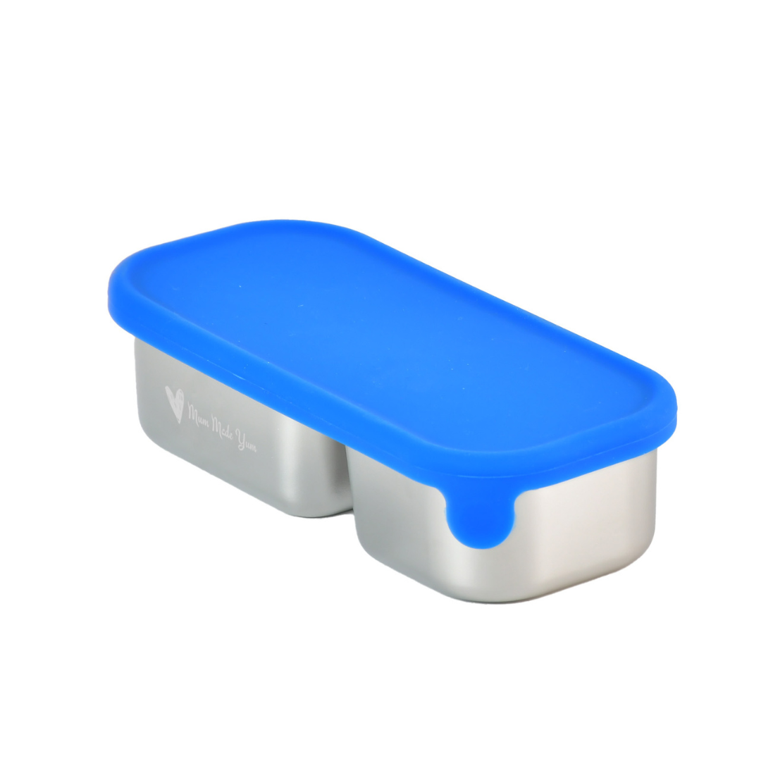 Mighty Minis Stainless Steel Containers – Set of 2 - Blue