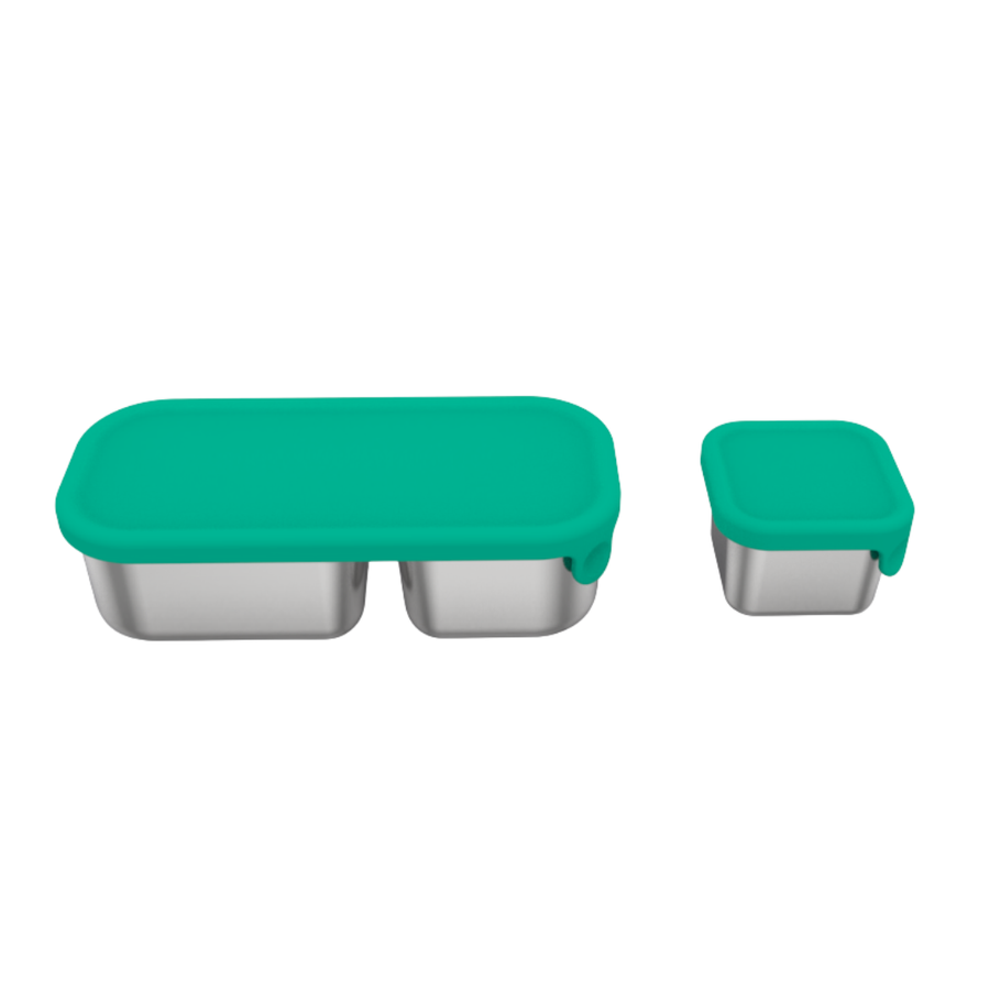 Mighty Minis Stainless Steel Containers – Set of 2 - Green