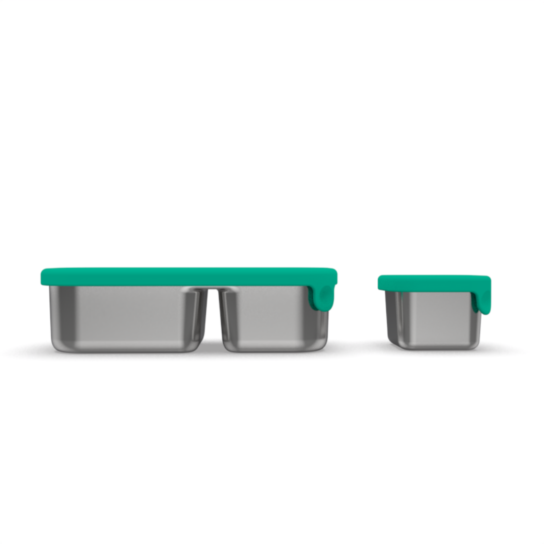 Mighty Minis Stainless Steel Containers – Set of 2 - Green