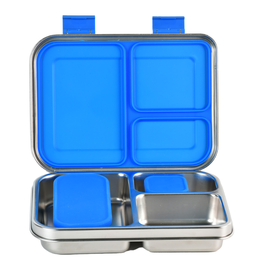 Mighty Minis Stainless Steel Containers – Set of 2 - Blue