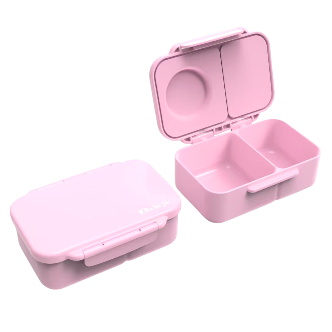 Mini Snack Lunchbox | Leakproof Dishwasher Safe - Pink Classic