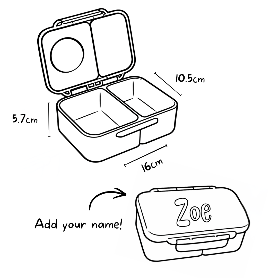 Mini Snack Lunchbox | Leakproof Dishwasher Safe - Pink Pop