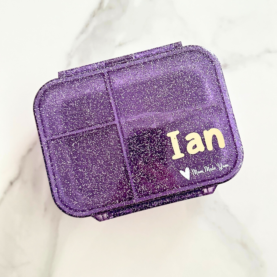 Bento Lunchbox (Mini Snack) - Sparkle Purple