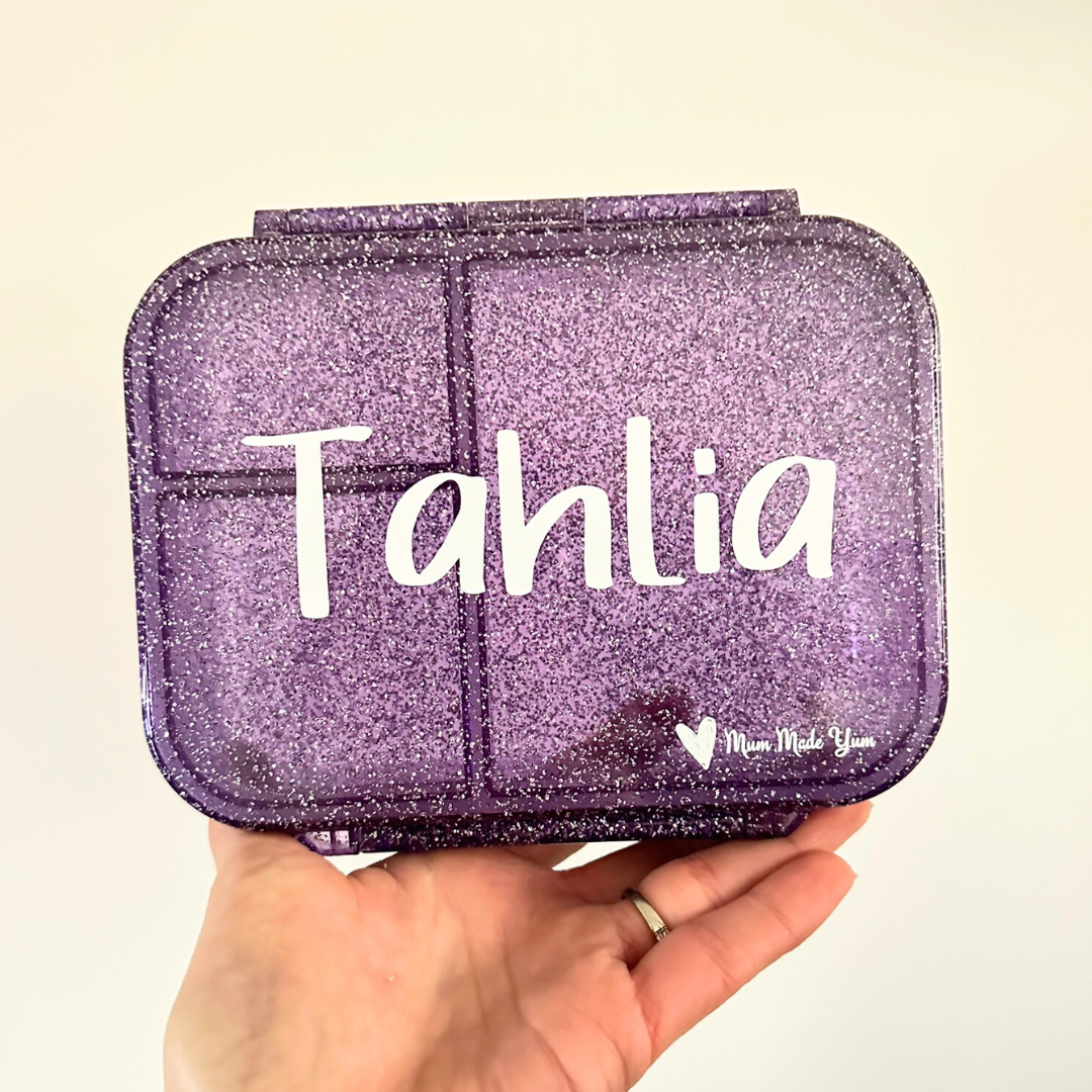 Bento Lunchbox (Mini Snack) - Sparkle Purple