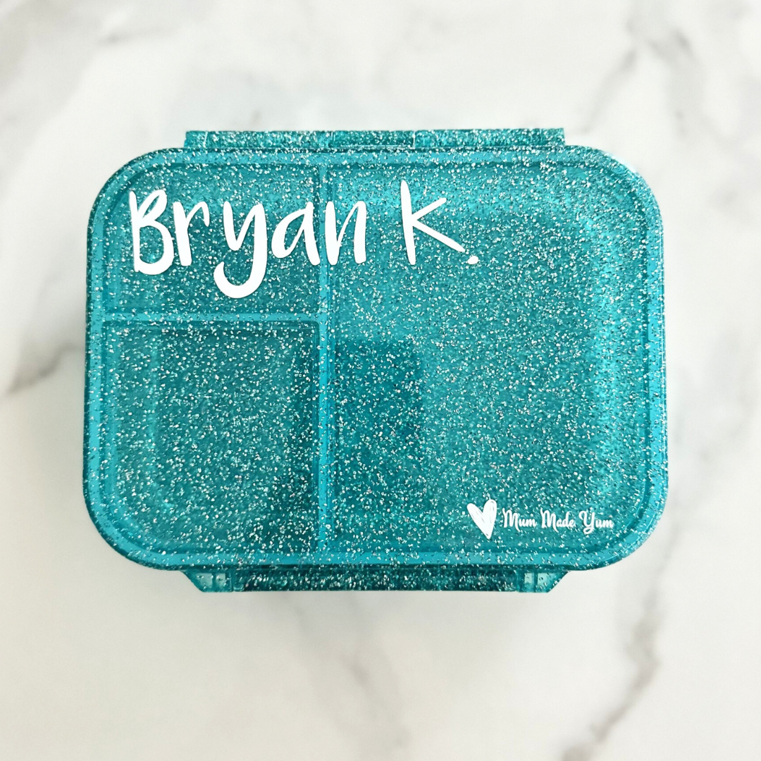 Bento Lunchbox (Mini Snack) - Sparkle Teal