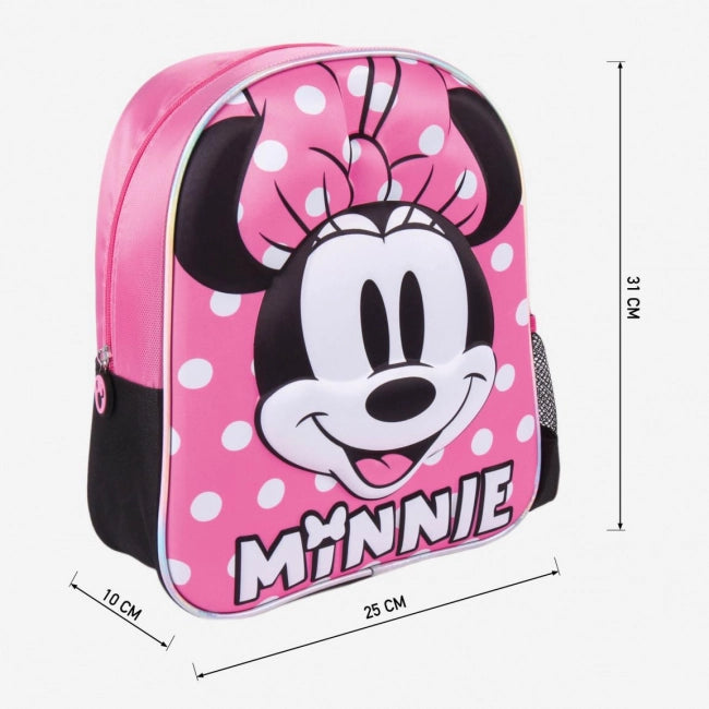 Minnie Mouse 3D Children's School Bag Backpack