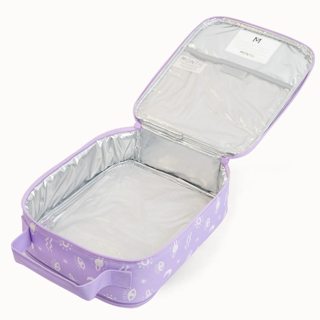MontiiCo Large Insulated Lunch Bag - Cosmic Bloom 