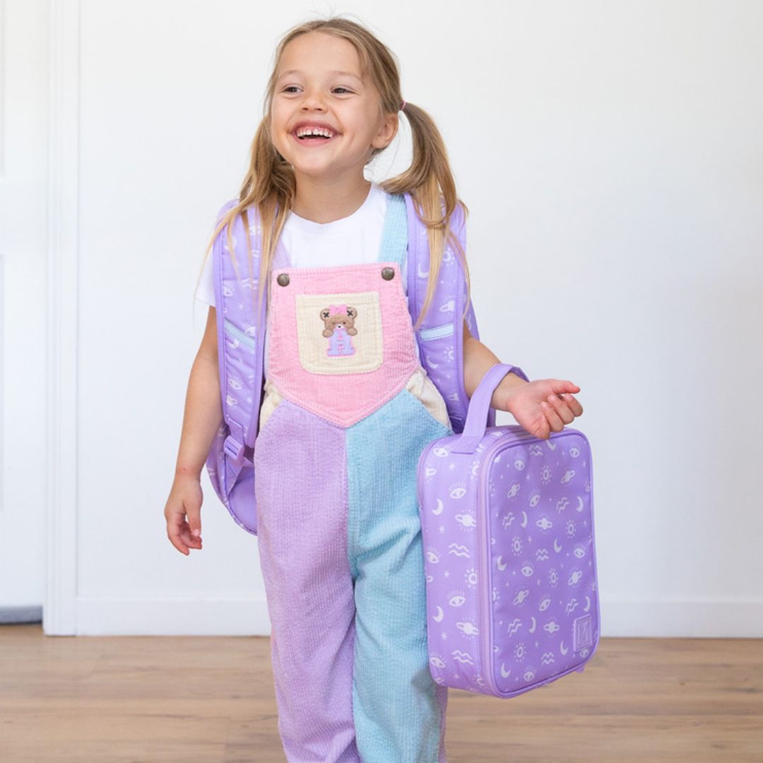 MontiiCo Large Insulated Lunch Bag - Cosmic Bloom 