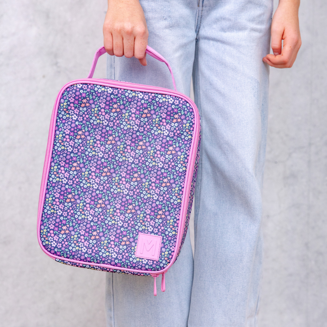 MontiiCo Large Insulated Lunch Bag - Meadow