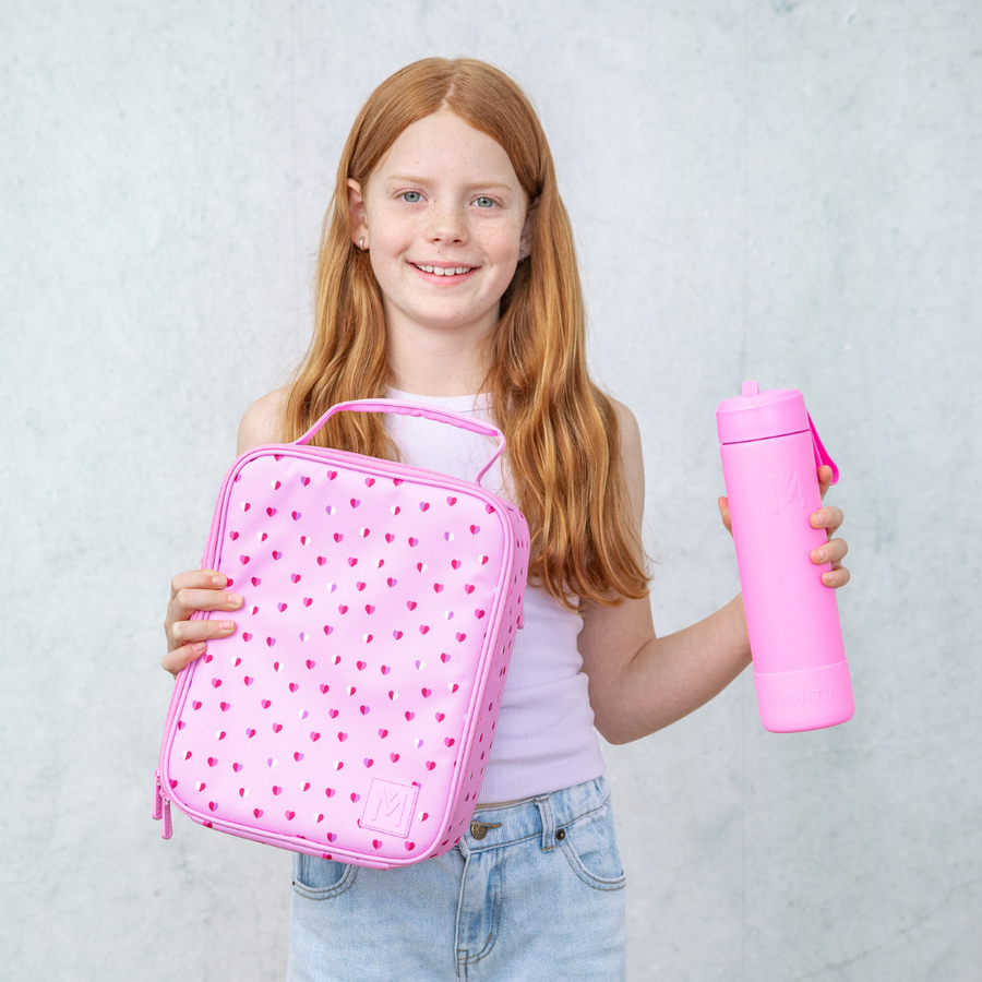 MontiiCo Large Insulated Lunch Bag - Sweetheart