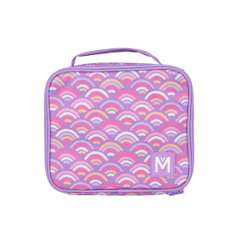 MontiiCo Medium Insulated Lunch Bag - Rainbow Roller