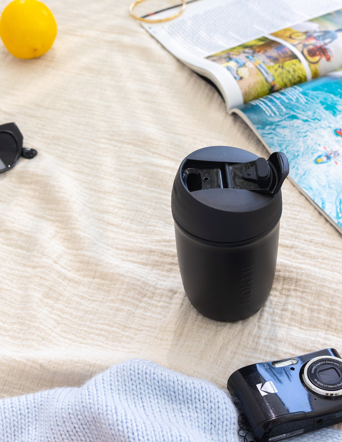 MontiiCo Travel Coffee Cup - 380ml - Midnight